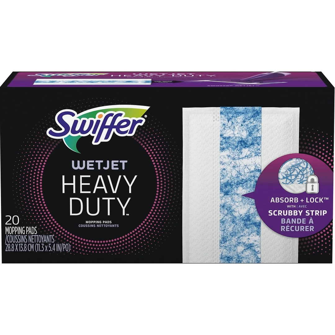 Swiffer WetJet Heavy Duty Mopping Pad, 20/Pack (81789) 3 Swiffer WetJet Heavy Duty Mopping Pad, 20/Pack (81789)