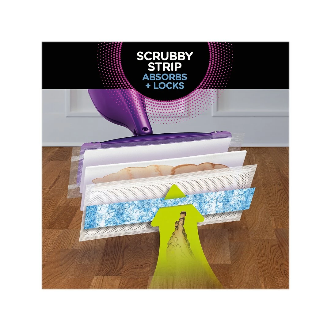 Swiffer WetJet Heavy Duty Mopping Pad, 20/Pack (81789) 6 Swiffer WetJet Heavy Duty Mopping Pad, 20/Pack (81789) - Image 4
