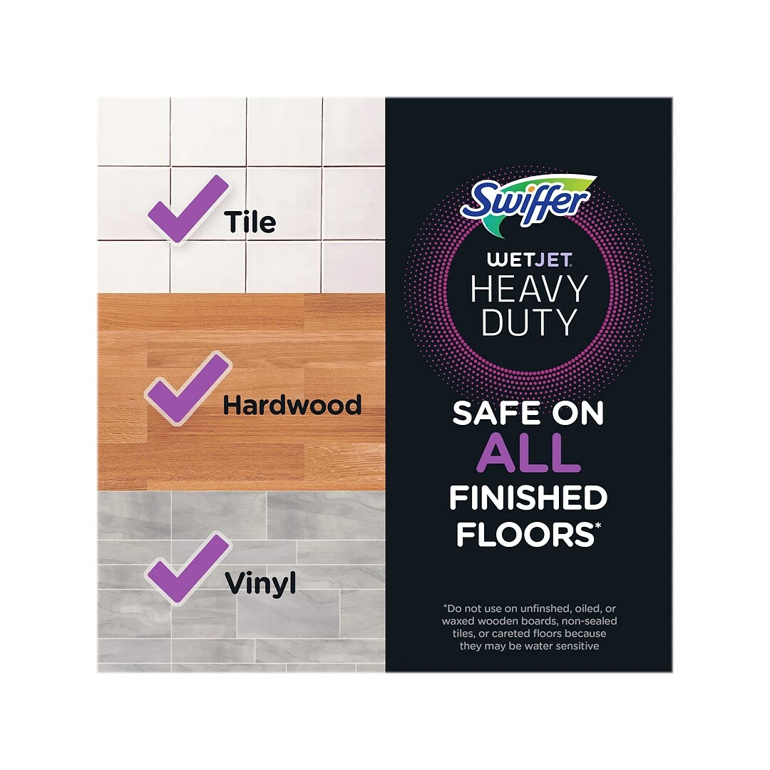 Swiffer WetJet Heavy Duty Mopping Pad, 20/Pack (81789) 7 Swiffer WetJet Heavy Duty Mopping Pad, 20/Pack (81789) - Image 5