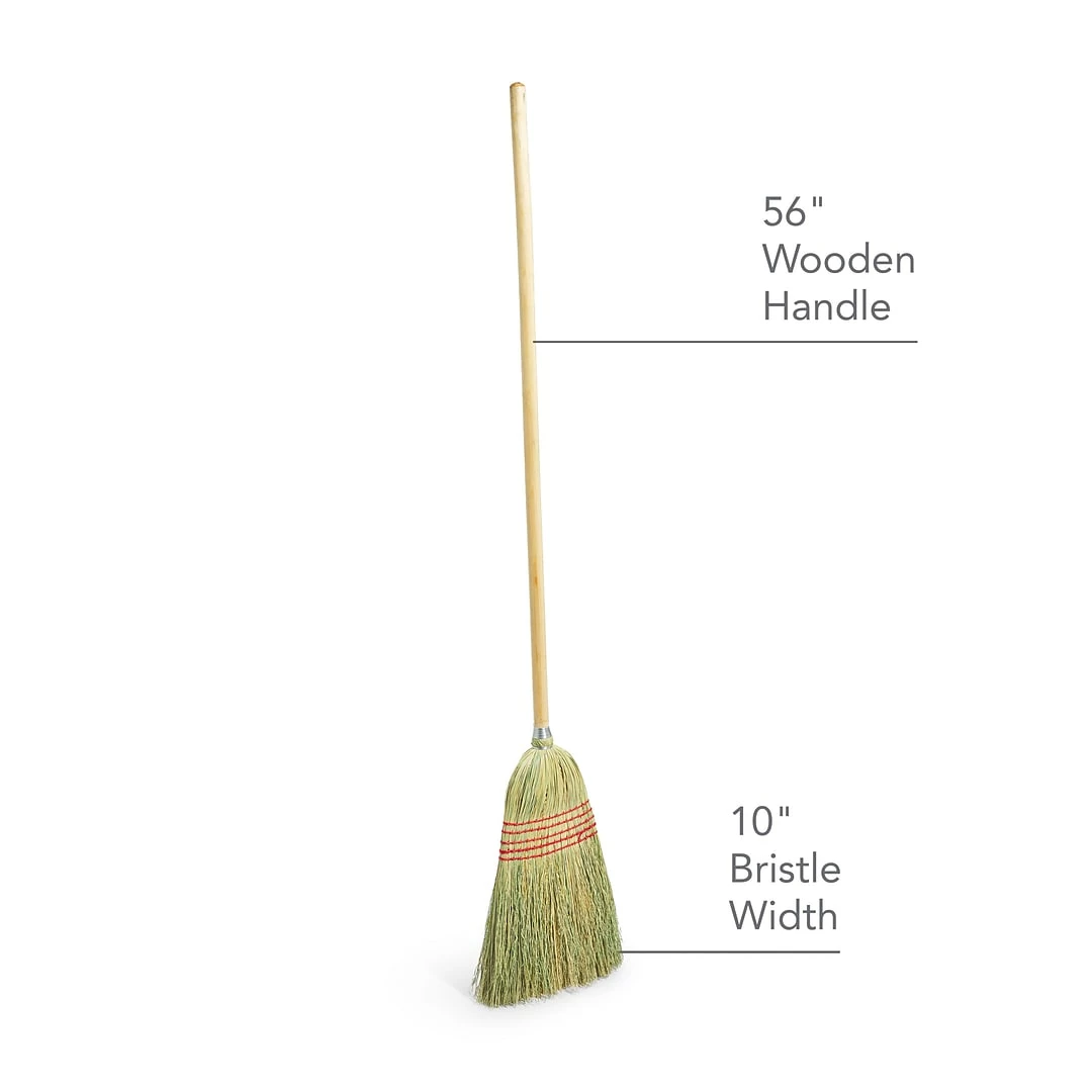 Coastwide Professional™ 10" Standard Corn Broom, Natural (CW57732) 3 Coastwide Professional™ 10" Standard Corn Broom, Natural (CW57732)
