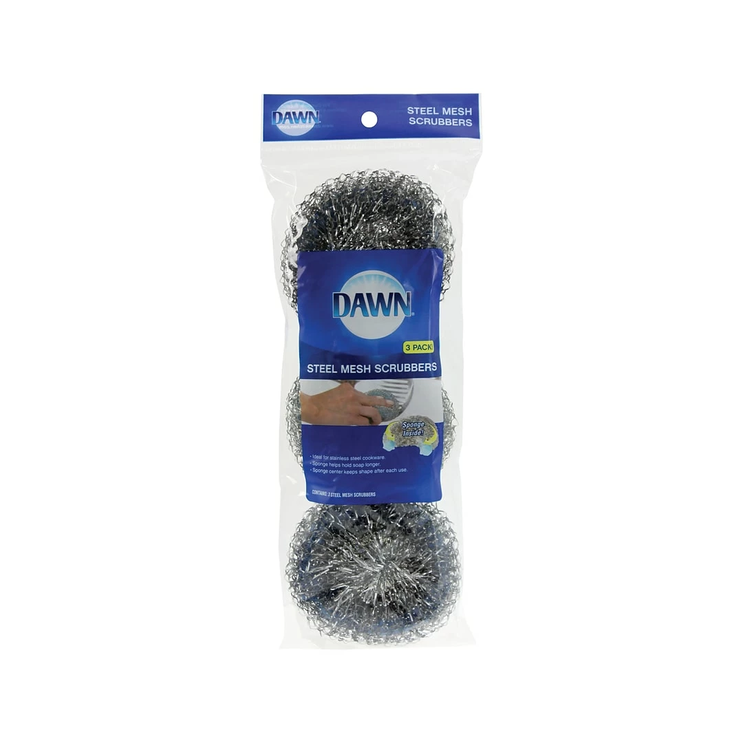 Dawn Ultra Steel Mesh Scrubber, 3/Pack (437777)