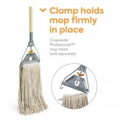 Coastwide Professional™60" Side Gate Wood Wet Mop Handle, Galvanized Metal Head (CW58007) 7 Coastwide Professional™60" Side Gate Wood Wet Mop Handle, Galvanized Metal Head (CW58007) -Febreze shop unnamed file 1160