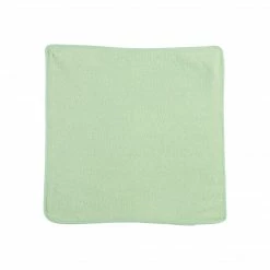 Rubbermaid Light Commercial Microfiber Rags, Green, 24/Pack (1820578)