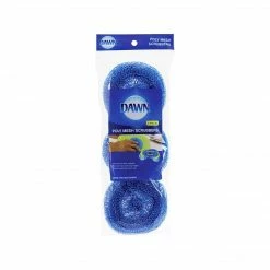 Dawn Blue Sponge Scrubber, 3/Pack (437775)