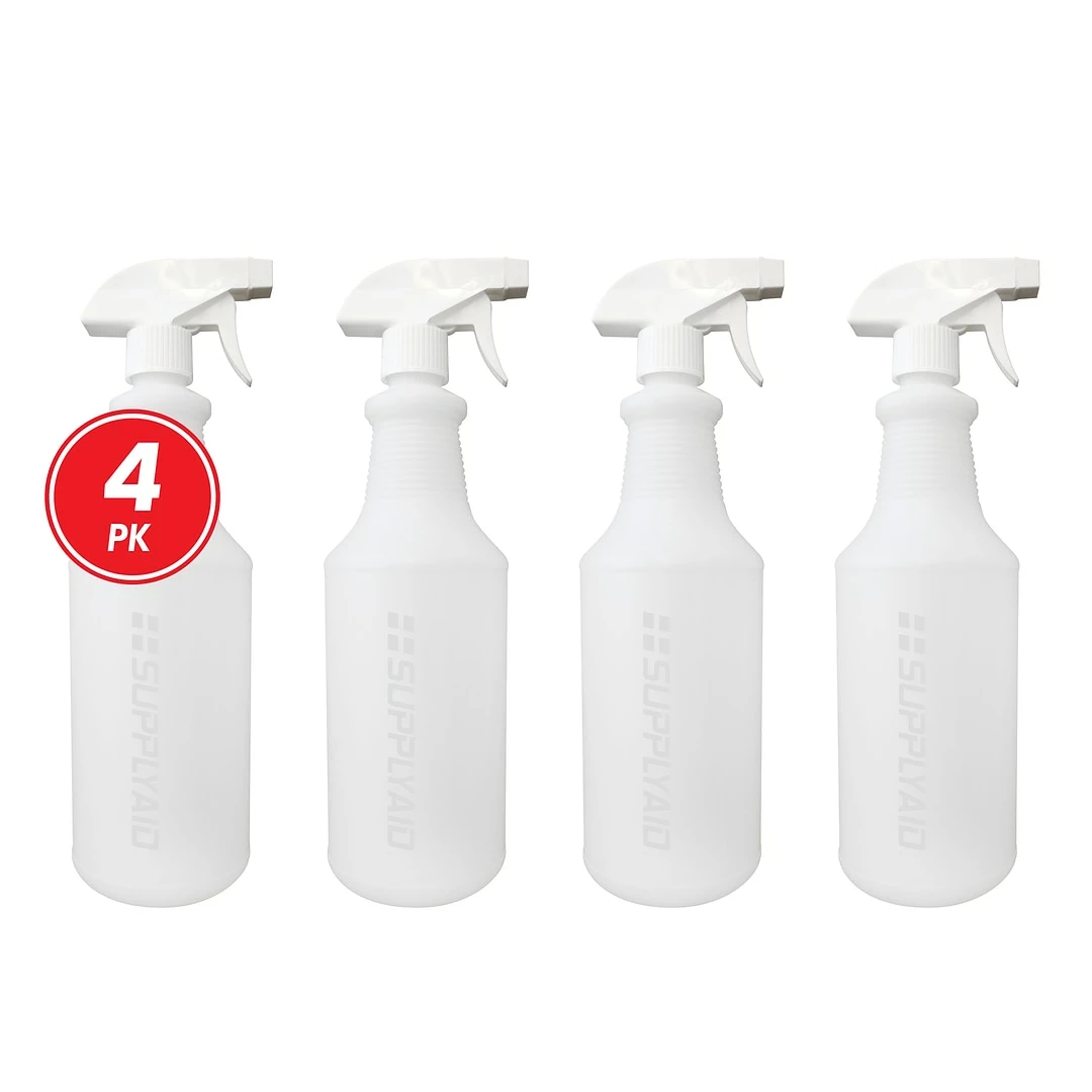Snow Joe SupplyAID 32 Oz. Spray Bottle, White, 4/Pack (RRS-PSB32-4) 4 Snow Joe SupplyAID 32 Oz. Spray Bottle, White, 4/Pack (RRS-PSB32-4) - Image 2