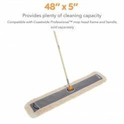 Coastwide Professional™ Cut-End Dust Mop Head, Cotton, 48" X 5", White (CW56755) 10 Coastwide Professional™ Cut-End Dust Mop Head, Cotton, 48" X 5", White (CW56755) -Febreze shop unnamed file 1244