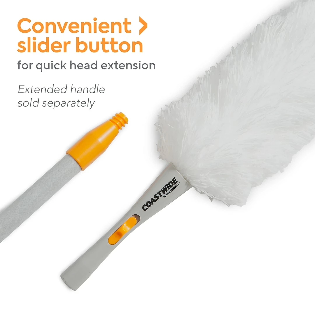 Coastwide Professional™ Microfiber Duster, Gray (CW56800) 5 Coastwide Professional™ Microfiber Duster, Gray (CW56800) - Image 3