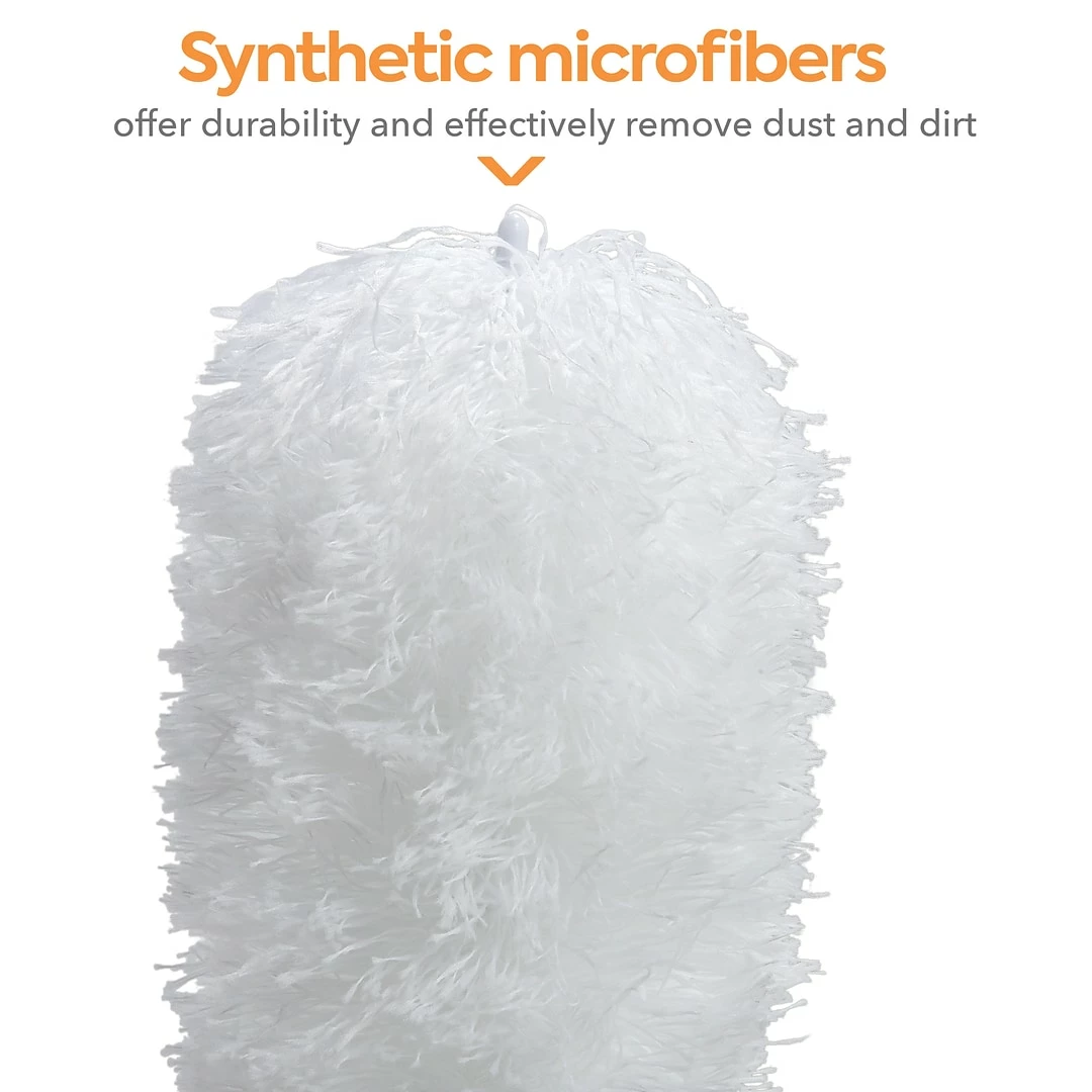 Coastwide Professional™ Microfiber Duster, Gray (CW56800) 6 Coastwide Professional™ Microfiber Duster, Gray (CW56800) - Image 4