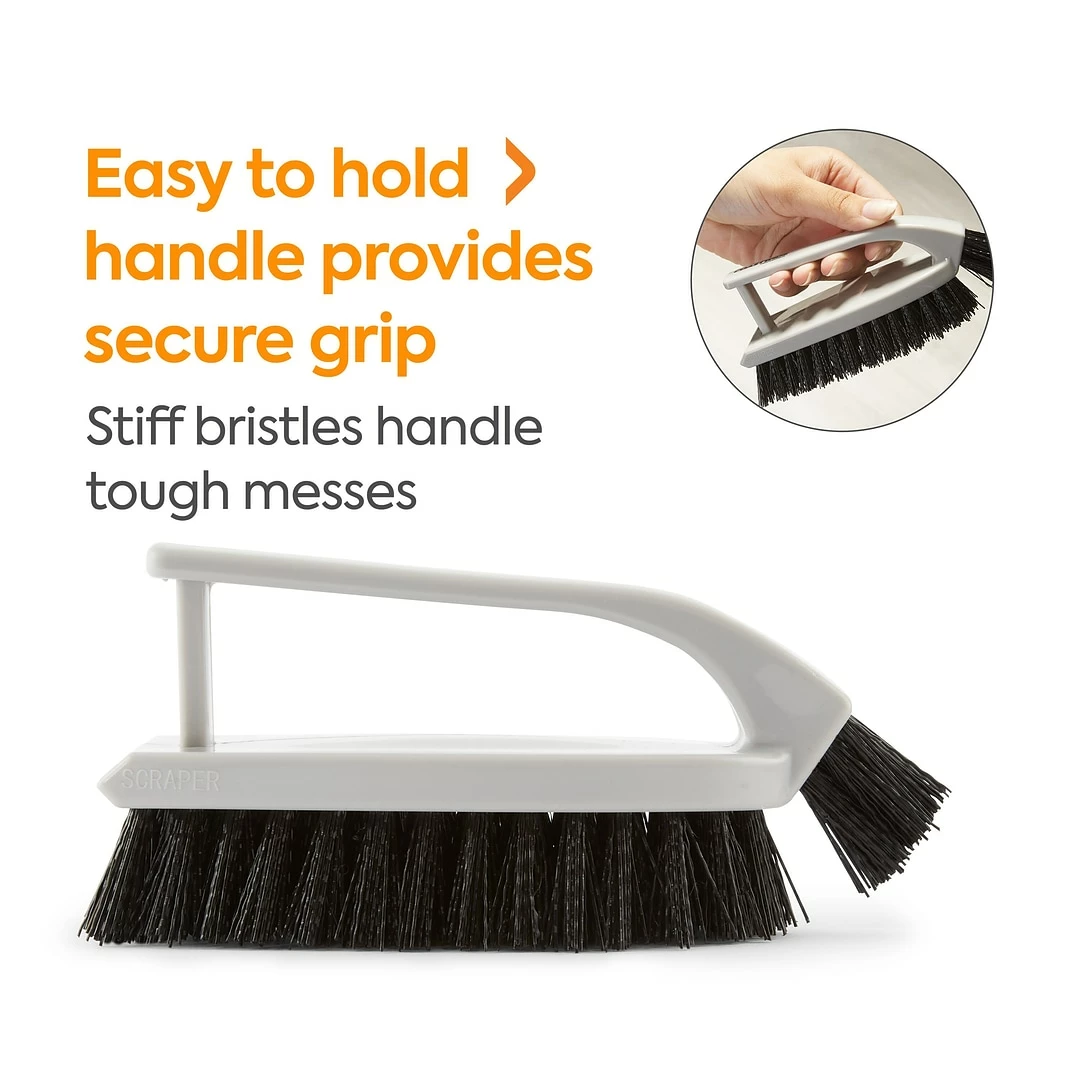 Coastwide Professional™ 6" Scrub Brush, Gray (CW56794) 4 Coastwide Professional™ 6" Scrub Brush, Gray (CW56794) - Image 2