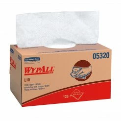 WypAll L10 Paper Wipers, White, 125/Box (05320) 11 WypAll L10 Paper Wipers, White, 125/Box (05320) -Febreze shop unnamed file 1348