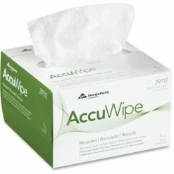AccuWipe Eyeglass Cleaning/Wiping Cloths, Anti-Fogging, 4-7/8"x8-1/4", White, 280/Box