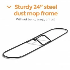 Coastwide Professional™ Dust Mop Frame, 24" X 5", Black (CW56764)