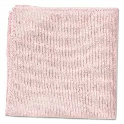 Rubbermaid Comm Prod Rubbermaid Commercial® Microfiber Cleaning Cloths, Pink, 24/Pack (1820581)