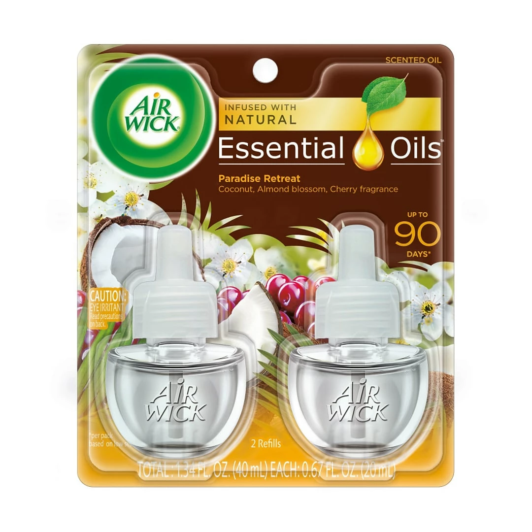 Air Wick Life Scents Scented Oils, Paradise Retreat Scent, 2/Pack (6233891110) 3 Air Wick Life Scents Scented Oils, Paradise Retreat Scent, 2/Pack (6233891110)