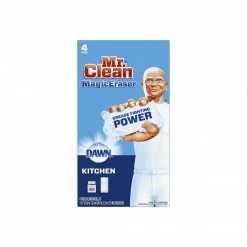 Mr. Clean Magic Eraser Kitchen White Scouring Pad, 4/Pack (51107)
