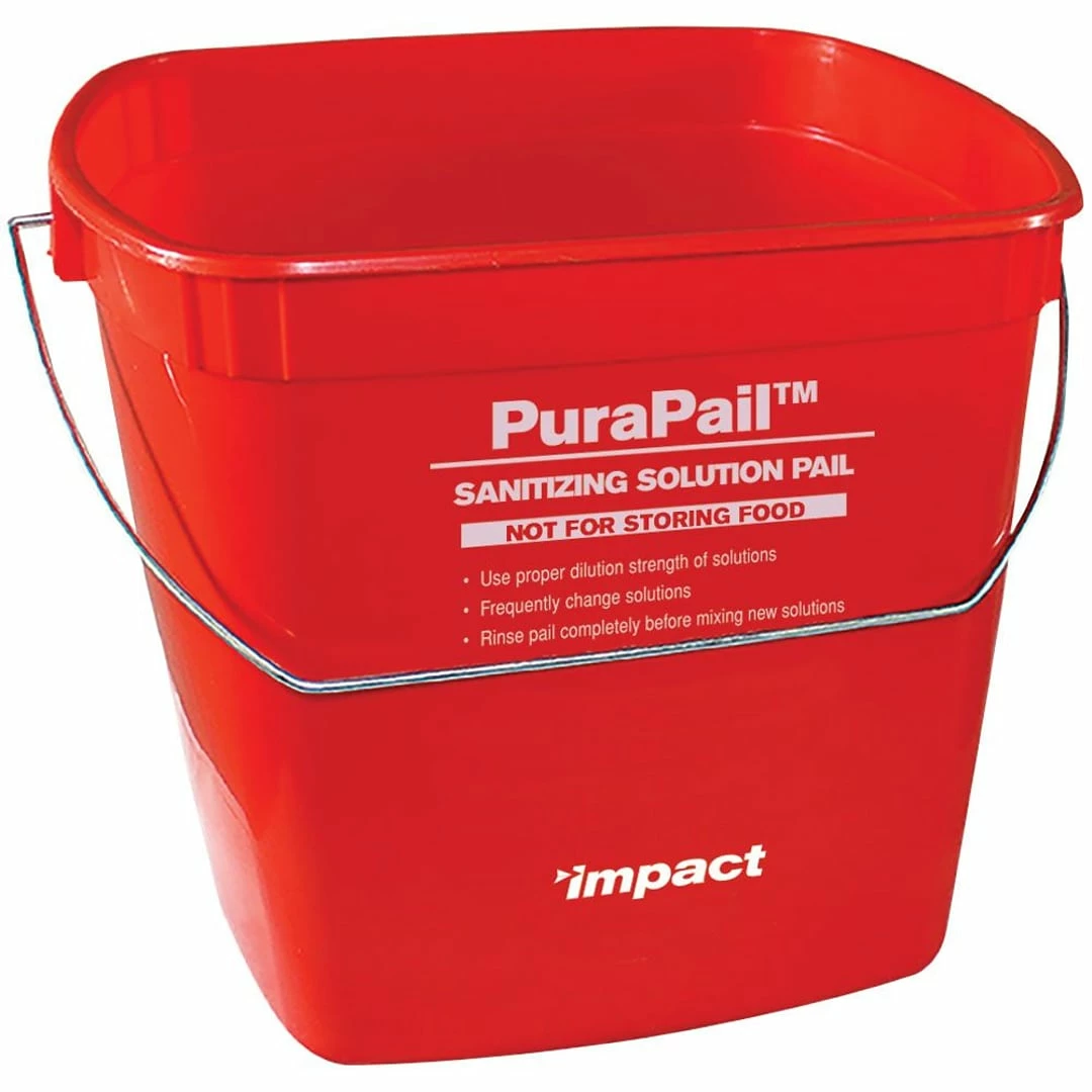 PuraPail™ Sanitizing Bucket, 6 Qt. 3 PuraPail™ Sanitizing Bucket, 6 Qt.
