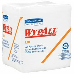WypAll L40 Cellulose Wipers, White, 56 Wipes/Pack, 18 Packs/Carton (05701)