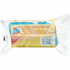S.O.S. S.O.S® All Surface Scrubber Sponge, 3 Sponges/Pack, 8 Packs/Case (91028) -Febreze shop unnamed file 1557