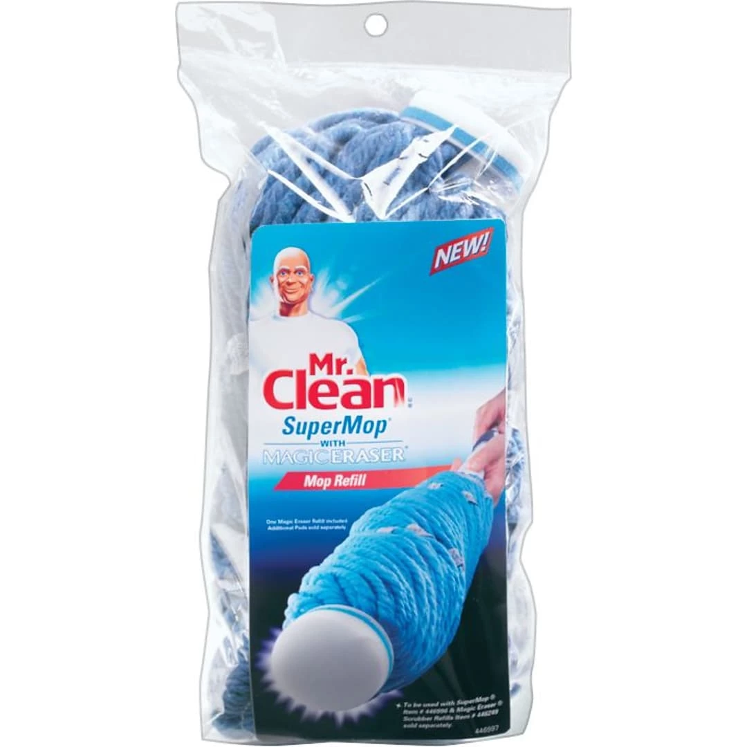 Mr. Clean® Super Twist Mop Magic Eraser, Cotton Refill 3 Mr. Clean® Super Twist Mop Magic Eraser, Cotton Refill