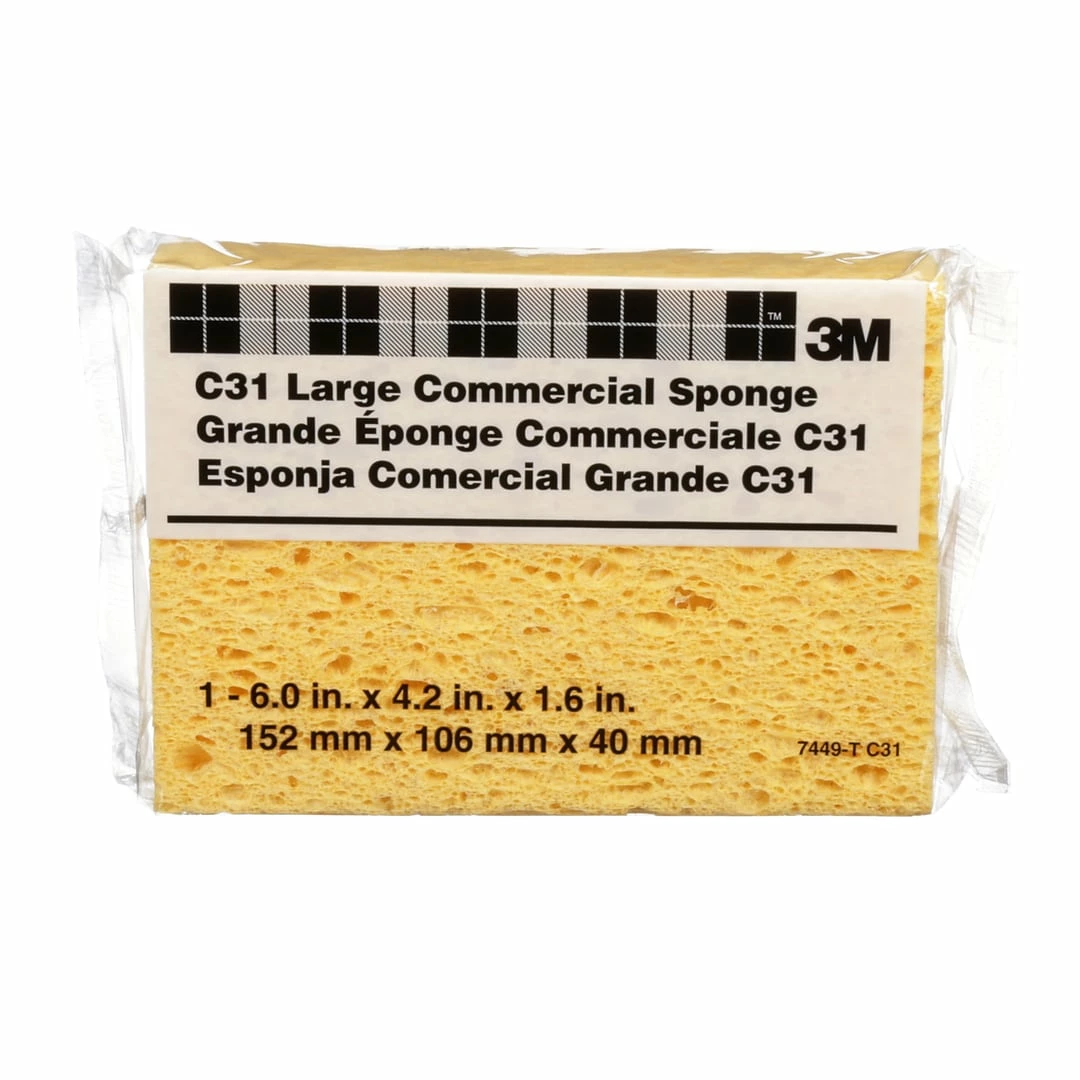 3M™ Commercial Size Yellow Sponge (C31) 3 3M™ Commercial Size Yellow Sponge (C31)