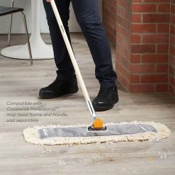Coastwide Professional™ Cut-End Dust Mop Head, Cotton, 24" X 5", White (CW56753) -Febreze shop unnamed file 1604