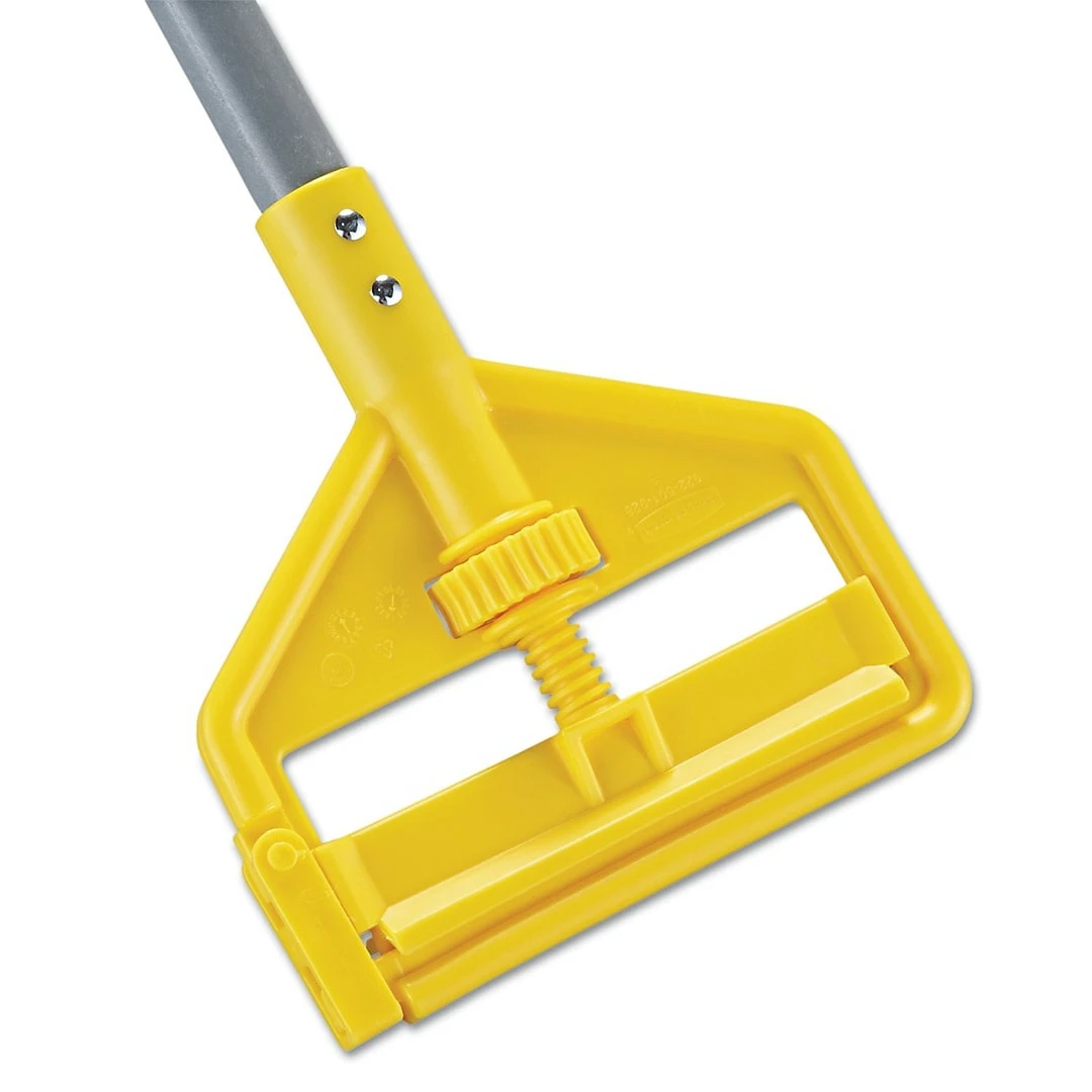 Rubbermaid® Invader® Wet Mop Handle, 1" Headband Mop, 60" Aluminum Handle, Yellow/Plastic Head 3 Rubbermaid® Invader® Wet Mop Handle, 1" Headband Mop, 60" Aluminum Handle, Yellow/Plastic Head