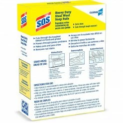 CloroxPro™ S.O.S® Steel Wool Soap Pads, 15 Count Each (Pack Of 12) (88320) 13 CloroxPro™ S.O.S® Steel Wool Soap Pads, 15 Count Each (Pack Of 12) (88320) -Febreze shop unnamed file 1659