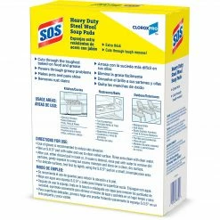 CloroxPro™ S.O.S® Steel Wool Soap Pads, 15 Count Each (Pack Of 12) (88320) 14 CloroxPro™ S.O.S® Steel Wool Soap Pads, 15 Count Each (Pack Of 12) (88320) -Febreze shop unnamed file 1660