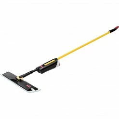 Rubbermaid Light Commercial Spray Mop, 18" Frame, 52" Steel Handle