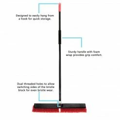 Alpine Industries 24" Red Smooth Surface Push Broom, (2-Pack) 15 Alpine Industries 24" Red Smooth Surface Push Broom, (2-Pack) -Febreze shop unnamed file 1718