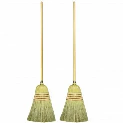 S M ARNOLD S.M. Arnold, Inc. 30", Small Broom, Brown, Pack Of 2 (SMA92416-2)
