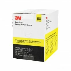 3M™ Easy Trap™ Duster Sweep & Dust Sheets, 5" X 6", 60 Sheets/Roll, 1 Roll/Case (59032W)