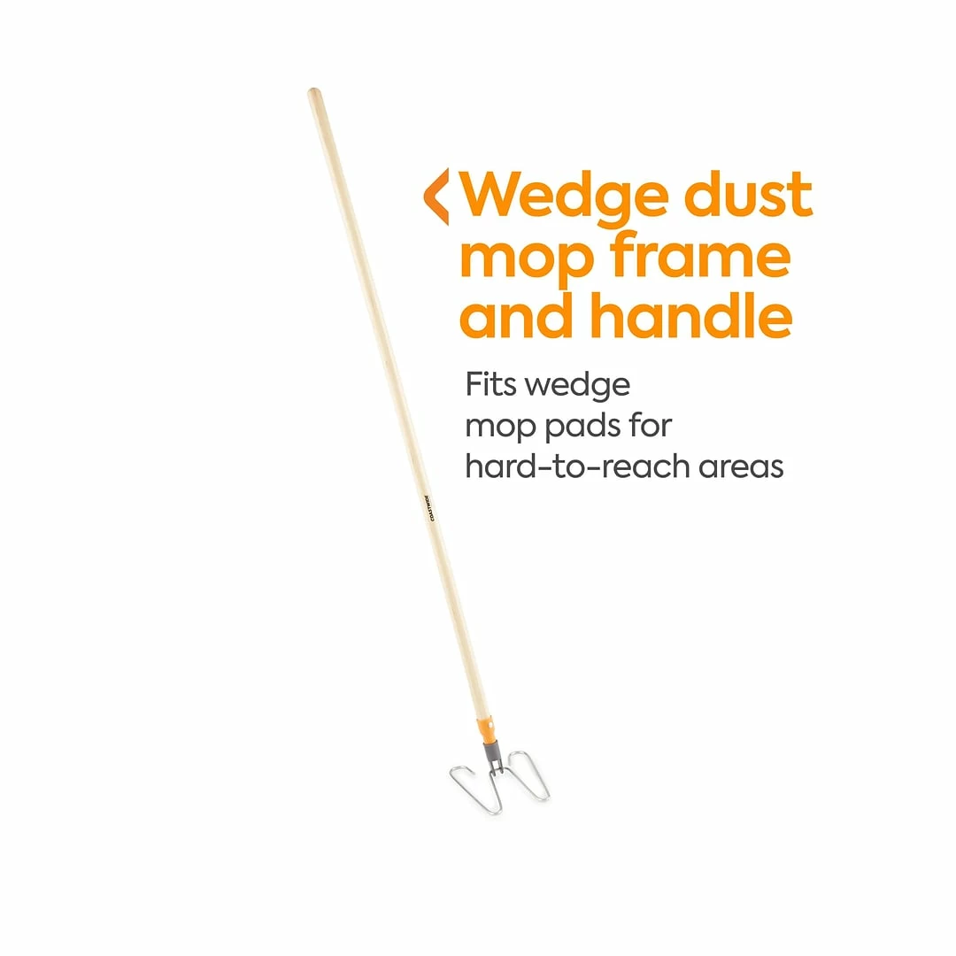 Coastwide Professional™ 53" Wedge Dust Mop Frame And Handle, Wood (CW56768) 3 Coastwide Professional™ 53" Wedge Dust Mop Frame And Handle, Wood (CW56768)