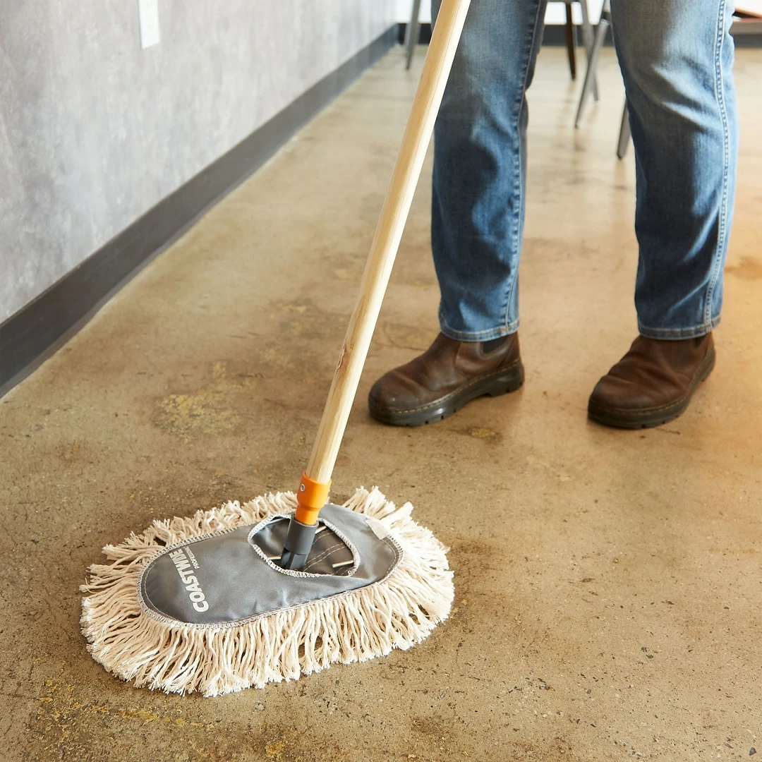 Coastwide Professional™ 53" Wedge Dust Mop Frame And Handle, Wood (CW56768) 6 Coastwide Professional™ 53" Wedge Dust Mop Frame And Handle, Wood (CW56768) - Image 4