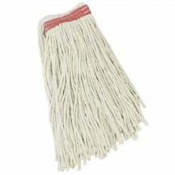 Libman Cut-End Wet Mop Head, Recycled Cotton Blend, 20 Oz., White (0975)