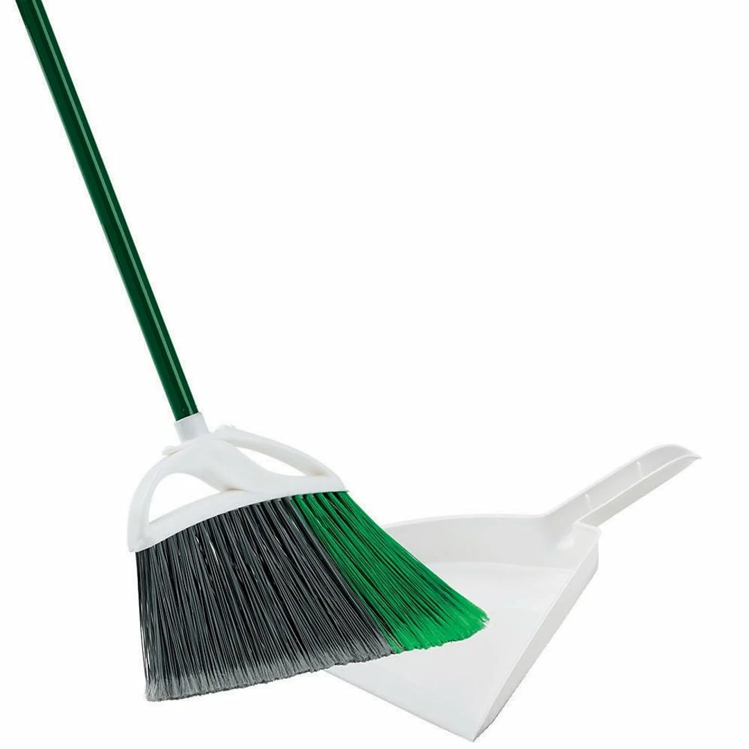 Libman Large Precision Angle® Broom With Dust Pan, 4 Pack (#248) 3 Libman Large Precision Angle® Broom With Dust Pan, 4 Pack (#248)