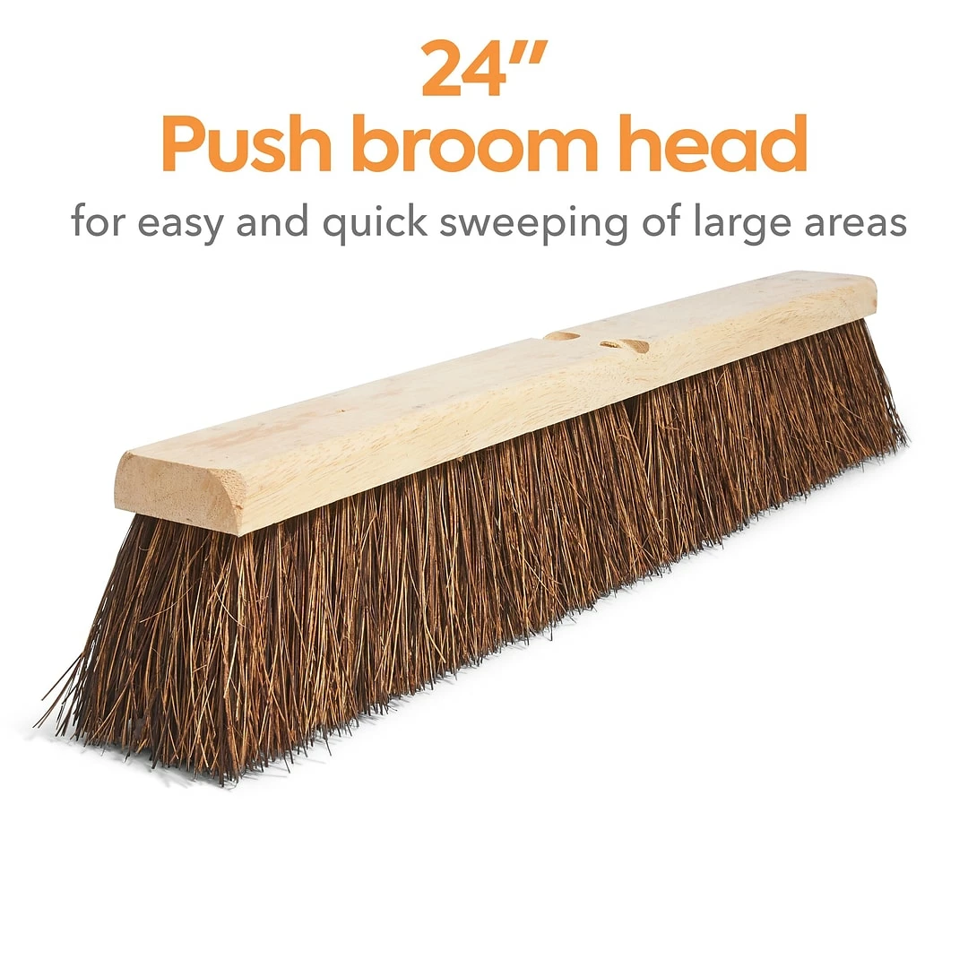 Coastwide Professional™ 24" Push Broom Head, Palmyra (CW57737) 3 Coastwide Professional™ 24" Push Broom Head, Palmyra (CW57737)