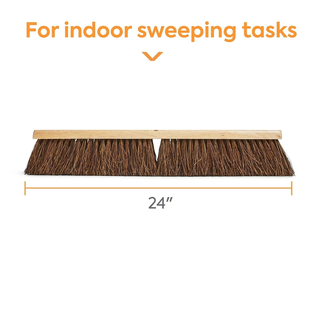 Coastwide Professional™ 24" Push Broom Head, Palmyra (CW57737) 4 Coastwide Professional™ 24" Push Broom Head, Palmyra (CW57737) - Image 2
