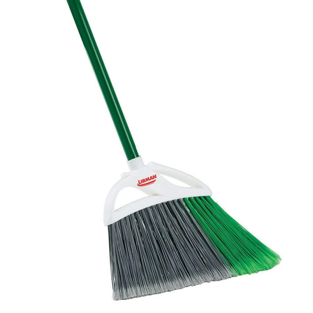 Libman Large Precision Angle® Broom, Steel Handle, 6 Pack (#205) 3 Libman Large Precision Angle® Broom, Steel Handle, 6 Pack (#205)