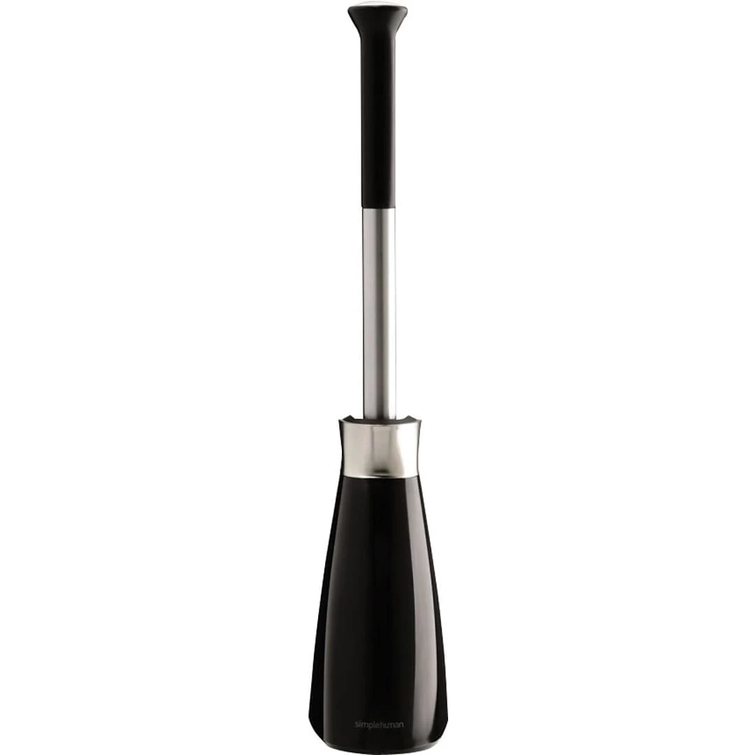 Simplehuman® Toilet Brush With Caddy, Black, 18 1/2"