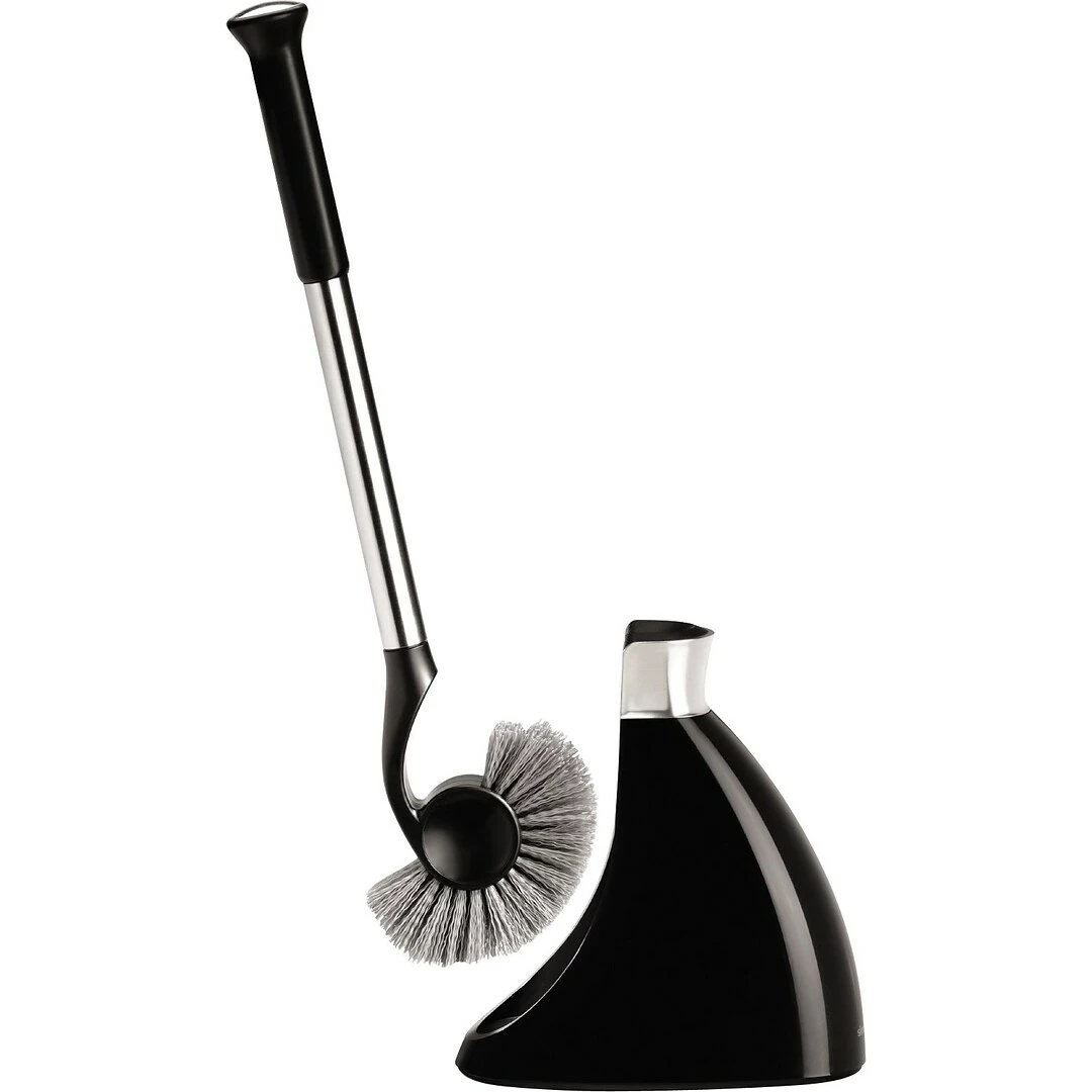 Simplehuman® Toilet Brush With Caddy, Black, 18 1/2" - Image 2