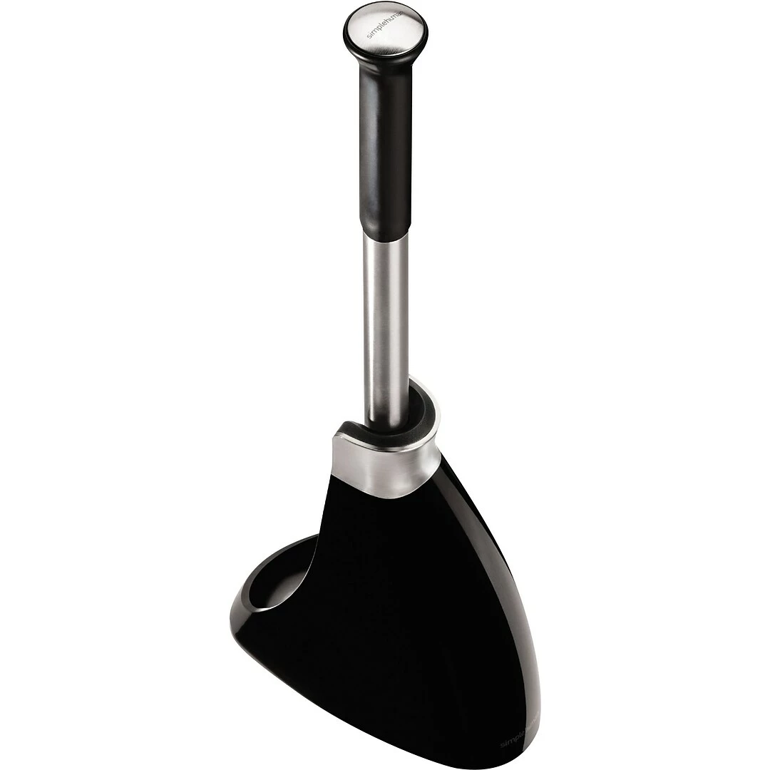 Simplehuman® Toilet Brush With Caddy, Black, 18 1/2" - Image 3
