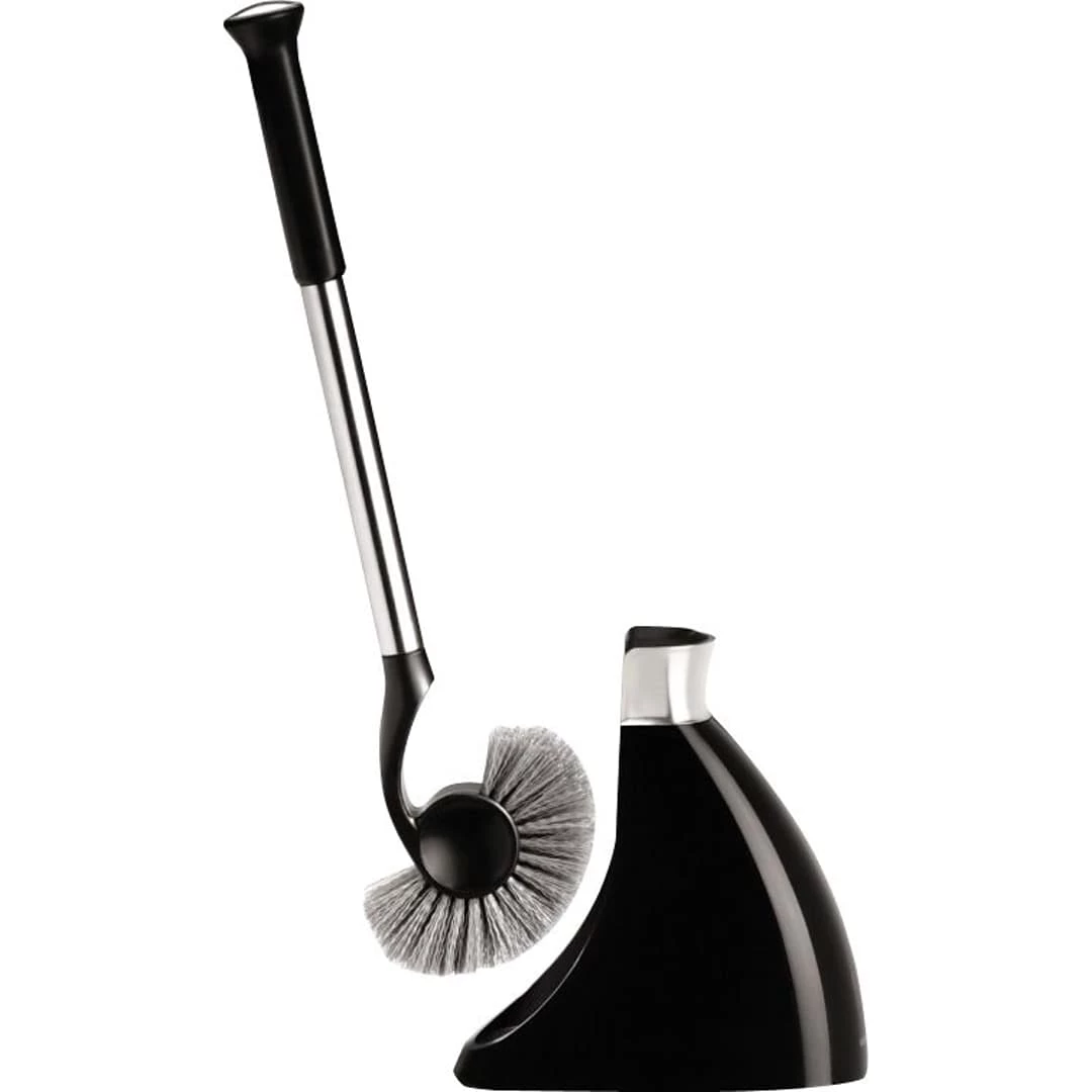 Simplehuman® Toilet Brush With Caddy, Black, 18 1/2" - Image 4