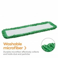 Coastwide Professional™ Looped-End Dust Mop Head, Microfiber, 24" X 5", Green (CW56770) 9 Coastwide Professional™ Looped-End Dust Mop Head, Microfiber, 24" X 5", Green (CW56770) -Febreze shop unnamed file 1930