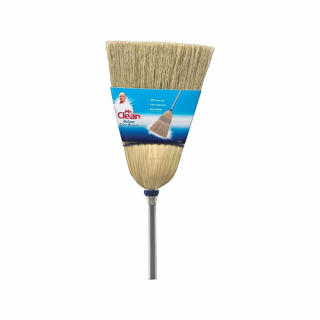 Mr. Clean Deluxe Corn 10.3" Standard Broom (441382) 3 Mr. Clean Deluxe Corn 10.3" Standard Broom (441382)
