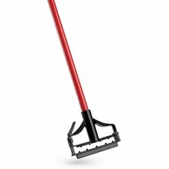 Libman Quick-Change Mop Handle, Steel Handle 60"L Red & Black, 6/Carton (0982)
