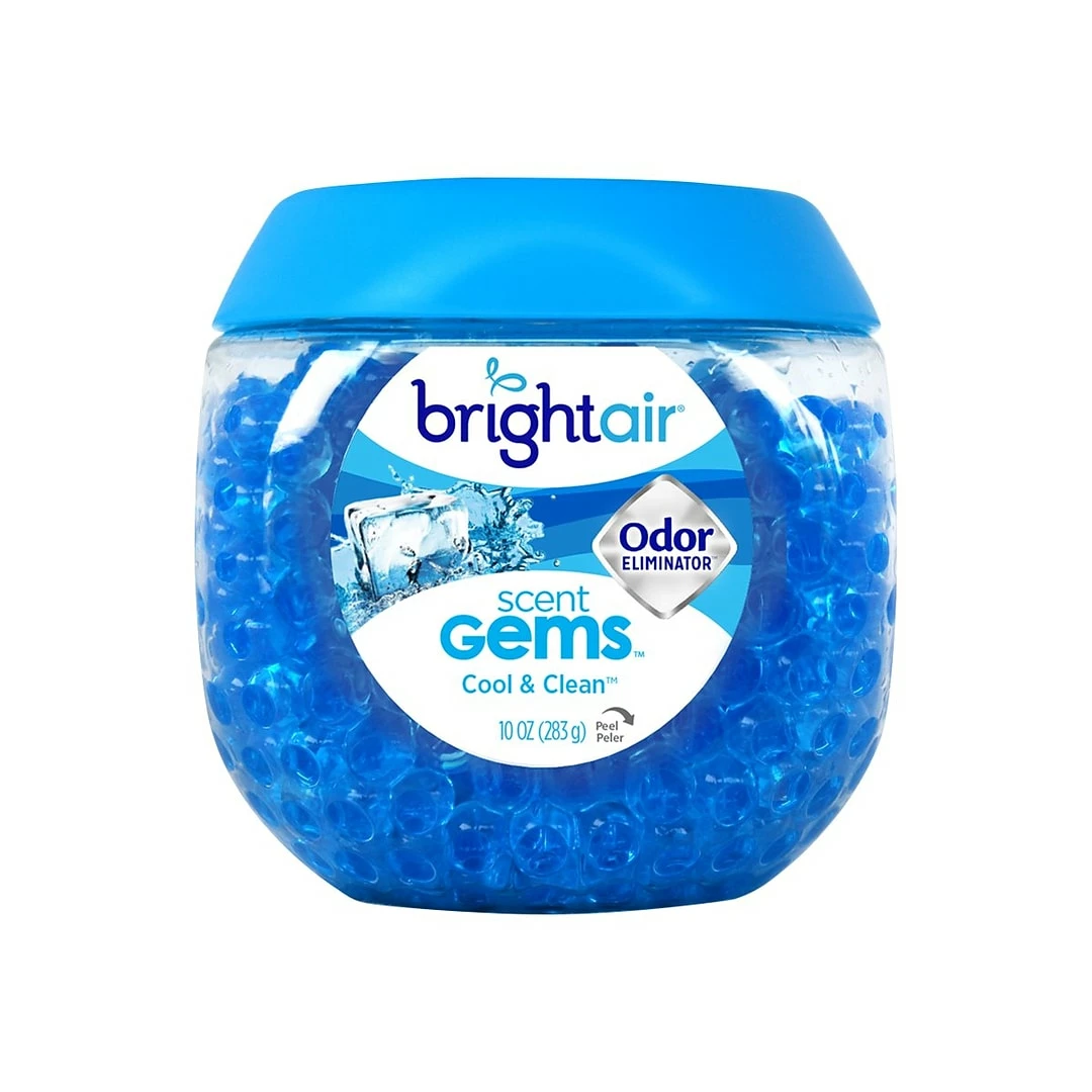 Bright Air Scent Gems Solid Air Freshener, Cool And Clean (900228) 3 Bright Air Scent Gems Solid Air Freshener, Cool And Clean (900228)