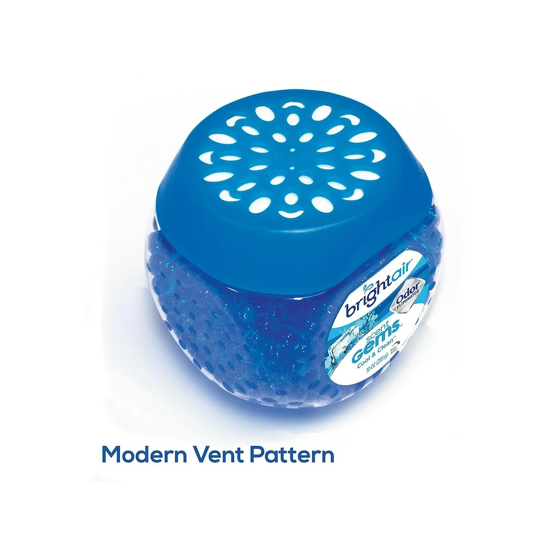 Bright Air Scent Gems Solid Air Freshener, Cool And Clean (900228) 4 Bright Air Scent Gems Solid Air Freshener, Cool And Clean (900228) - Image 2