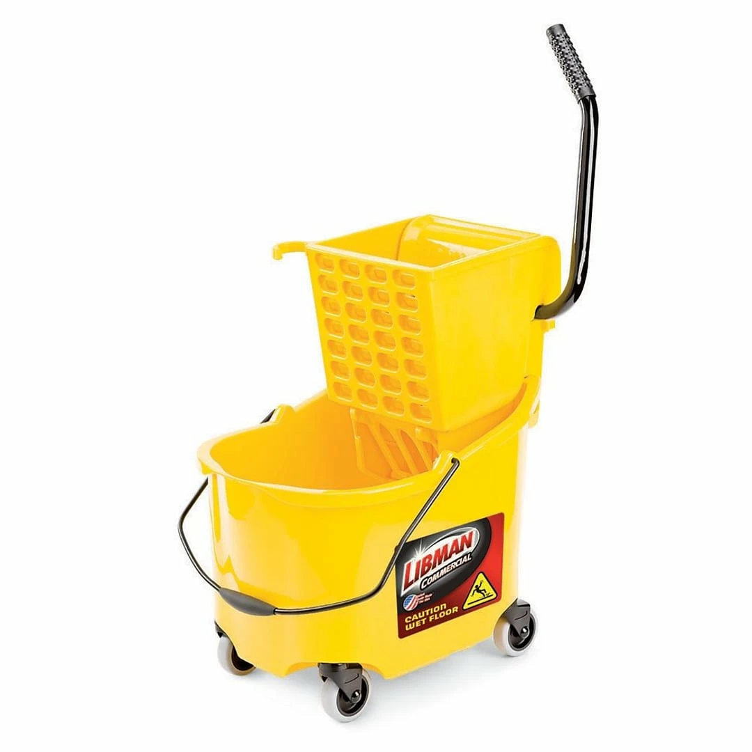 Libman 26 Quart Mop Bucket & Wringer Heavy Duty, Yellow (933) 3 Libman 26 Quart Mop Bucket & Wringer Heavy Duty, Yellow (933)