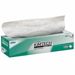 Alternative view of KIMTECH SCIENCE KIMWIPES Delicate Task Nylon Wipers, White, 196 Wipers/Box, 15 Boxes/Carton (34133)